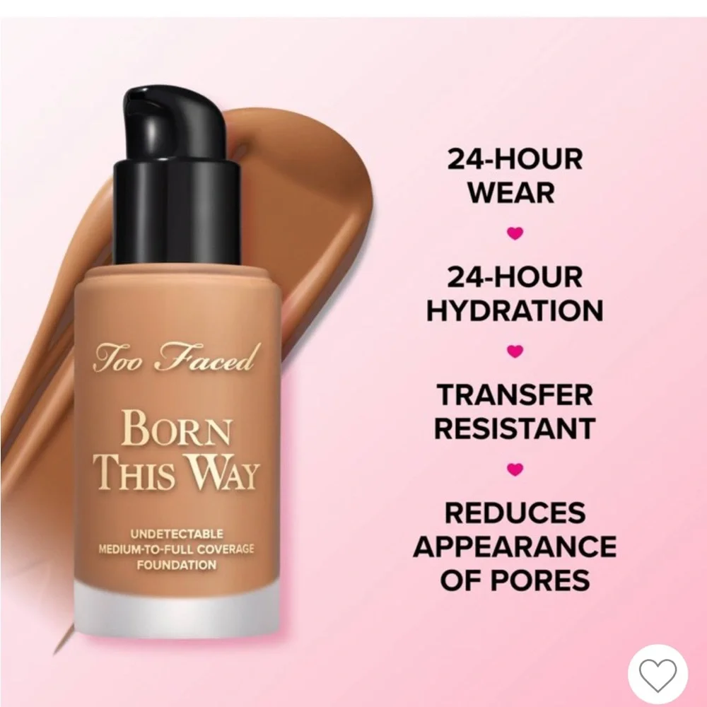 Too Faced Born this Way Oil Free Undectable Med - Full Coverage Foundation Cocoa